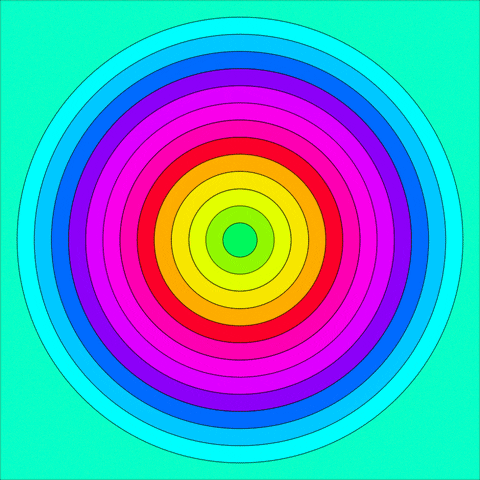 op art colors GIF by Kilavaish