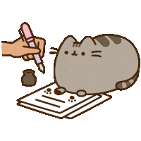 Cats Helping Sticker by Pusheen