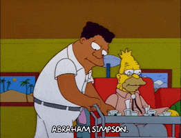 season 9 abe simpson GIF