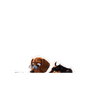 Dachshund Relaxing Sticker