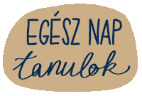 Tanulas Vizsga Sticker by ELTE Könyvtár