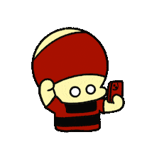 kkabuktoon happy 신나 축구 kleague Sticker