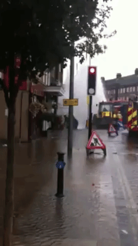 Burst Main Floods London Street