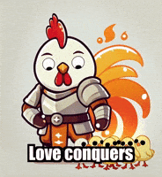 Love Conquers Wisdom GIF by Zorooster