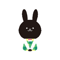 rabbit うさぎ クリニング クリニング専科 cleaningsenka Sticker