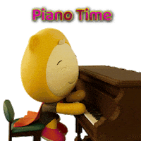 Music Love Piano Sticker by Gumazing