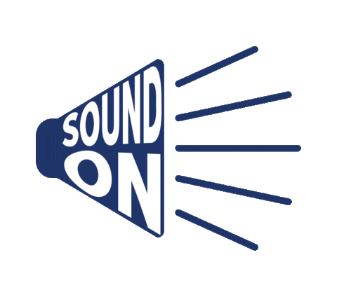 Volume Up Sound Sticker by University of Mary