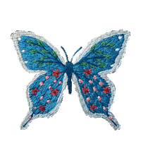 Butterfly Azul Sticker by bemmimosa