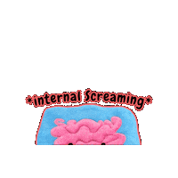 Anatomy Screaming Sticker by I Heart Guts