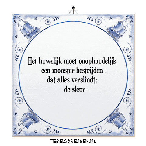 Monster Wijsheid Sticker by Tegelspreuken.nl