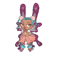 Skate Butterfly Sticker