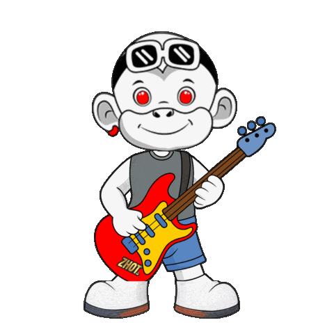 Happy Rock Sticker by Zhot