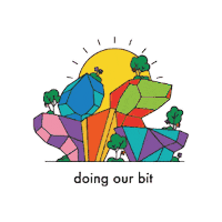 9degrees climbing bouldering carbonneutral 9degrees Sticker