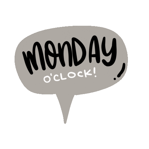 Monday Lundi Sticker