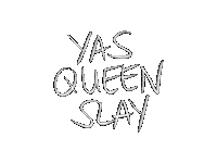 Queen Calligraphy Sticker