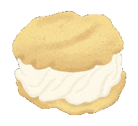 Baking Cream Puff Sticker by Florida Lifestyle Realty