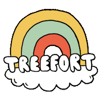Rainbow Sticker by Treefort Music Fest
