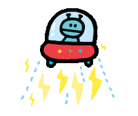 Alien Sticker