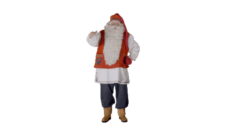 Santa Claus Christmas Sticker by The Elves!