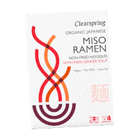 Clearspring japanese organic noodles ramen Sticker