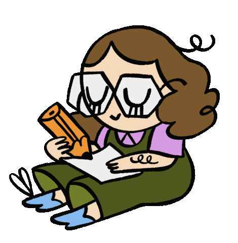 Drawing Writing Sticker by SophieMcPike