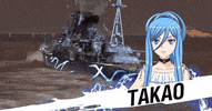 WorldofWarships battleship world of warships wows takao GIF