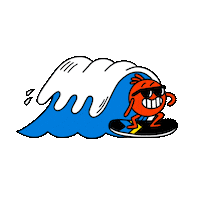 Festival Wave Sticker by Sarah Matuszewski