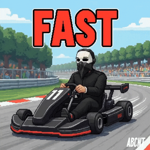 ABCNT racing race fast speed GIF