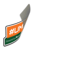 umcyber green orange miami cyber Sticker