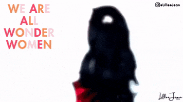 Wonder Woman Power GIF by Lillee Jean