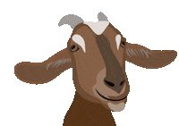 Digitanimal goat cabra ganaderia digitanimal Sticker