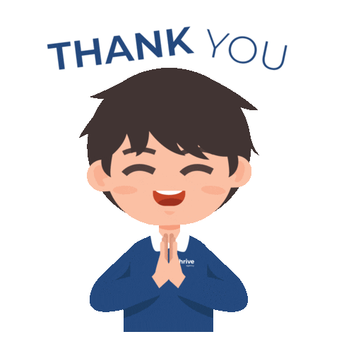 itstimetothrive giphyupload thank you thanks agency Sticker