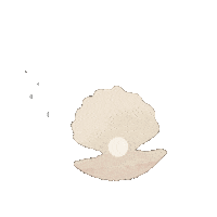 HoneypressDesign summer sea pearls oyster Sticker