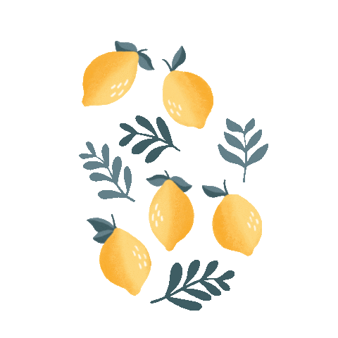 Lemon Tree Fruit Sticker by Nodspark