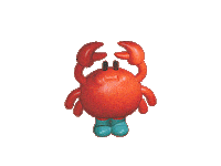 3D Crab Sticker