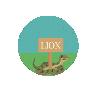 LioxFoundation jupiter question mark viper liox foundation Sticker