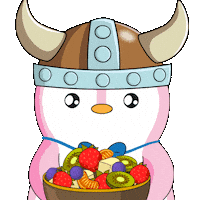 Fruit Salad Penguin Sticker by Pudgy Penguins