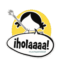 muxotepotolobat hola buenas kaixo muxote Sticker