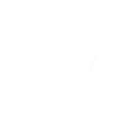 White Heart Sticker by jenny henderson studio