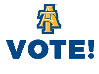 Vote Campus Sticker by N.C. A&T