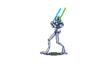 swinging star wars STICKER