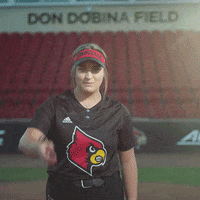 University Of Louisville Softball GIF by Louisville Cardinals