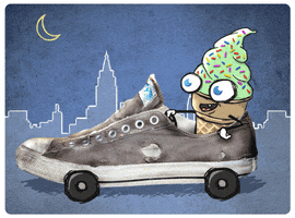 converse ice cream GIF by Chris Timmons