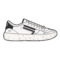 Puraai colors shoes sneakers vegan shoes Sticker