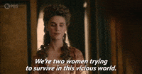 Two Women Trying to Survive 