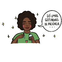 Ilustragabs girl coffee cafe shine Sticker