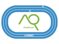 Run Aq Sticker by Aquagranda