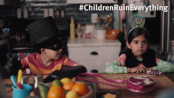 Demon Child Scary Kid GIF by Children Ruin Everything