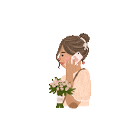 Illustration Love Sticker