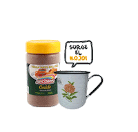 Arcoirispy comida salsa mate te Sticker